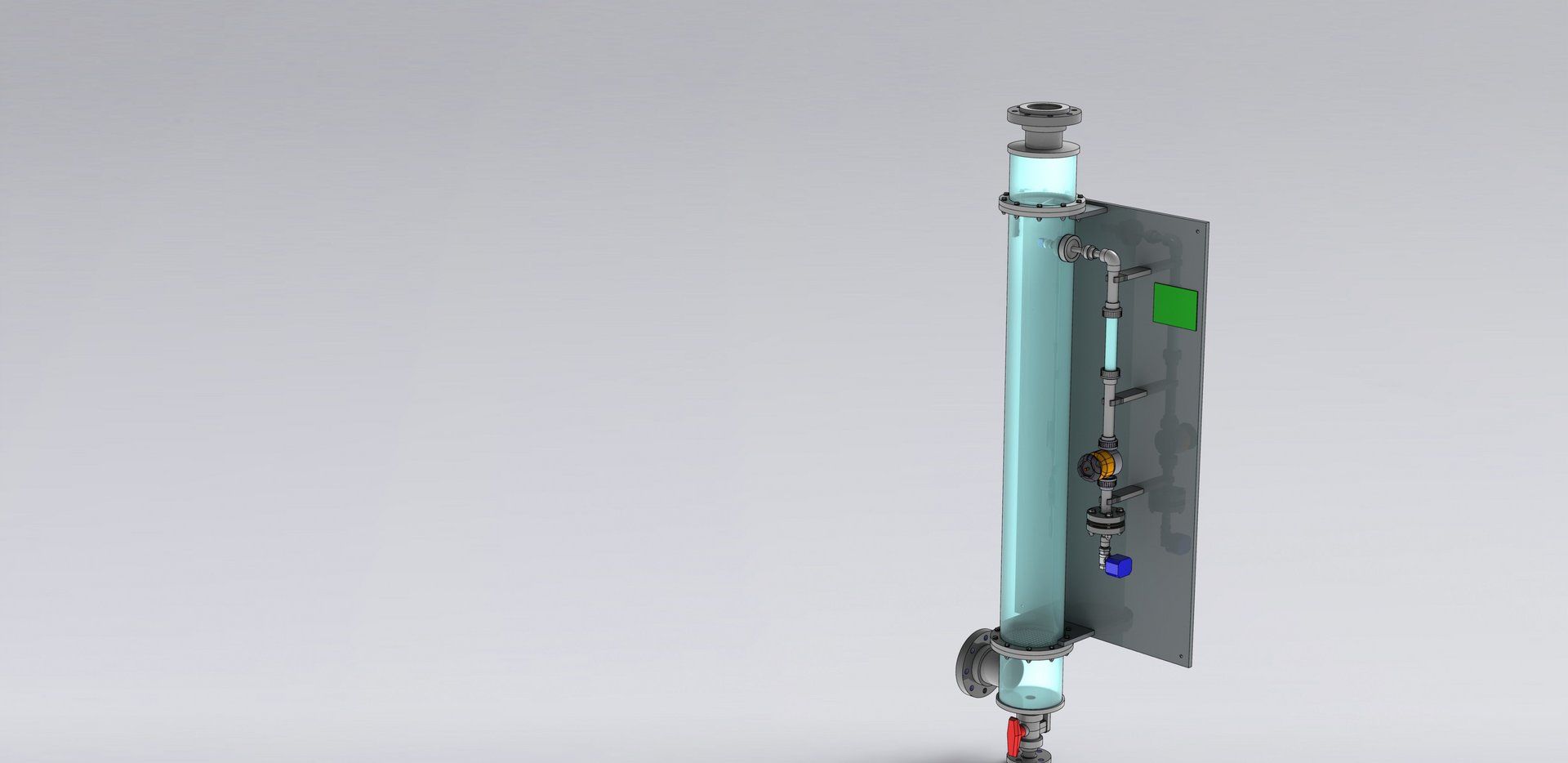 CAVW exhaust air pre-scrubber made of plastic for tanks, storage tank systems to pre-clean flue gases - Colasit