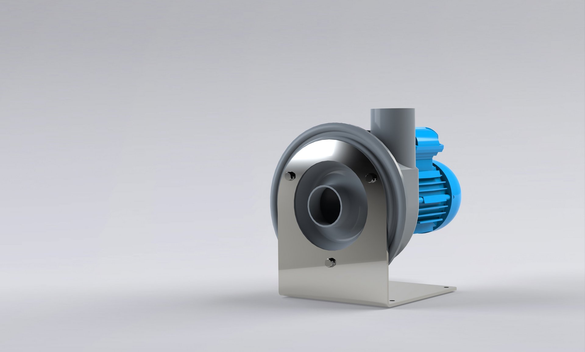 Radial laboratory fan made of plastic for laboratory air and chemically aggressive gases - Colasit
