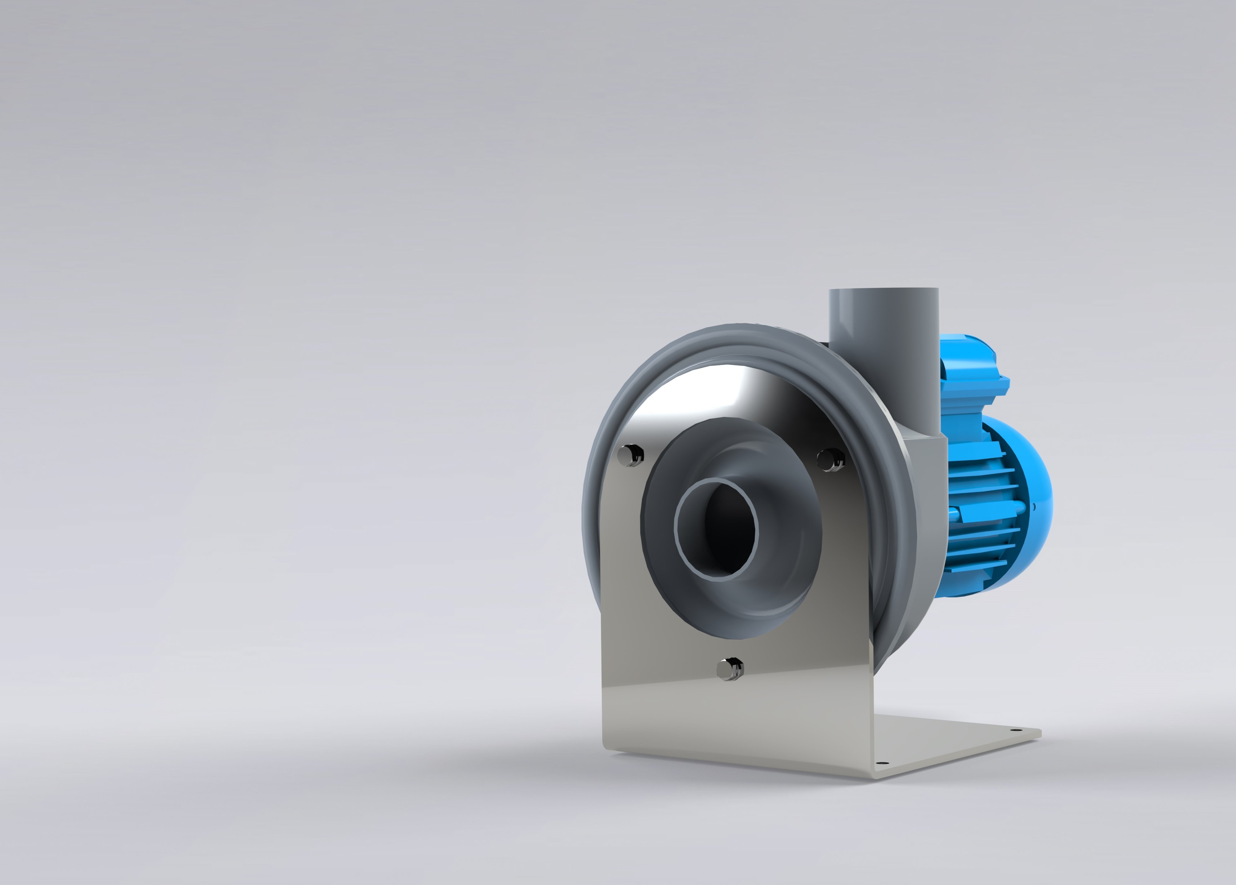 Radial laboratory fan made of plastic for laboratory air and chemically aggressive gases - Colasit