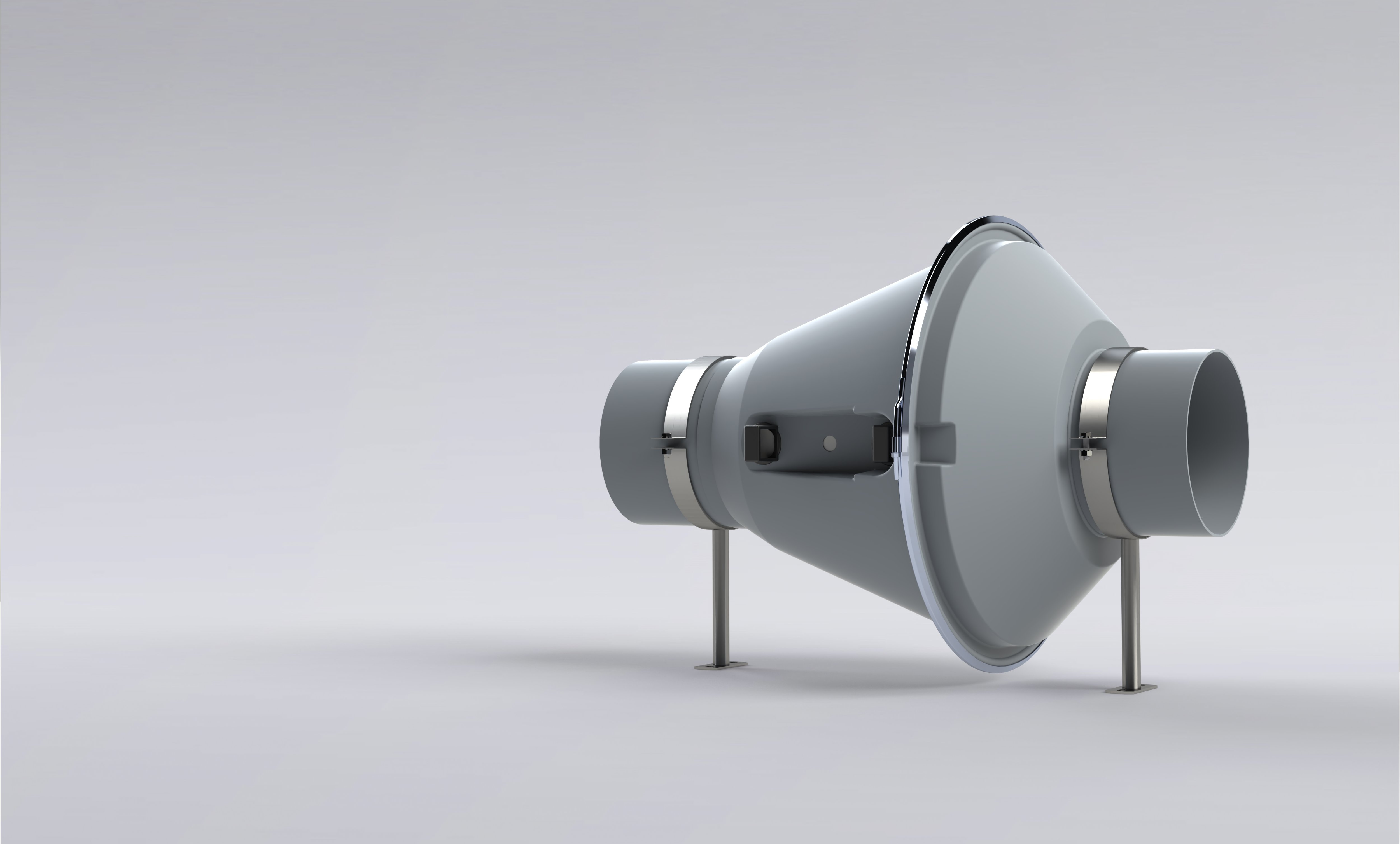 Duct fans made of plastic for installation in plastic pipelines - Colasit